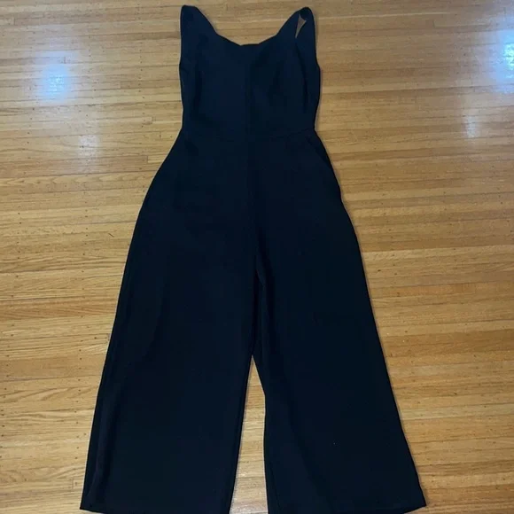 Wilfred Black Wide-Leg Jumpsuit - Picture 4 of 7